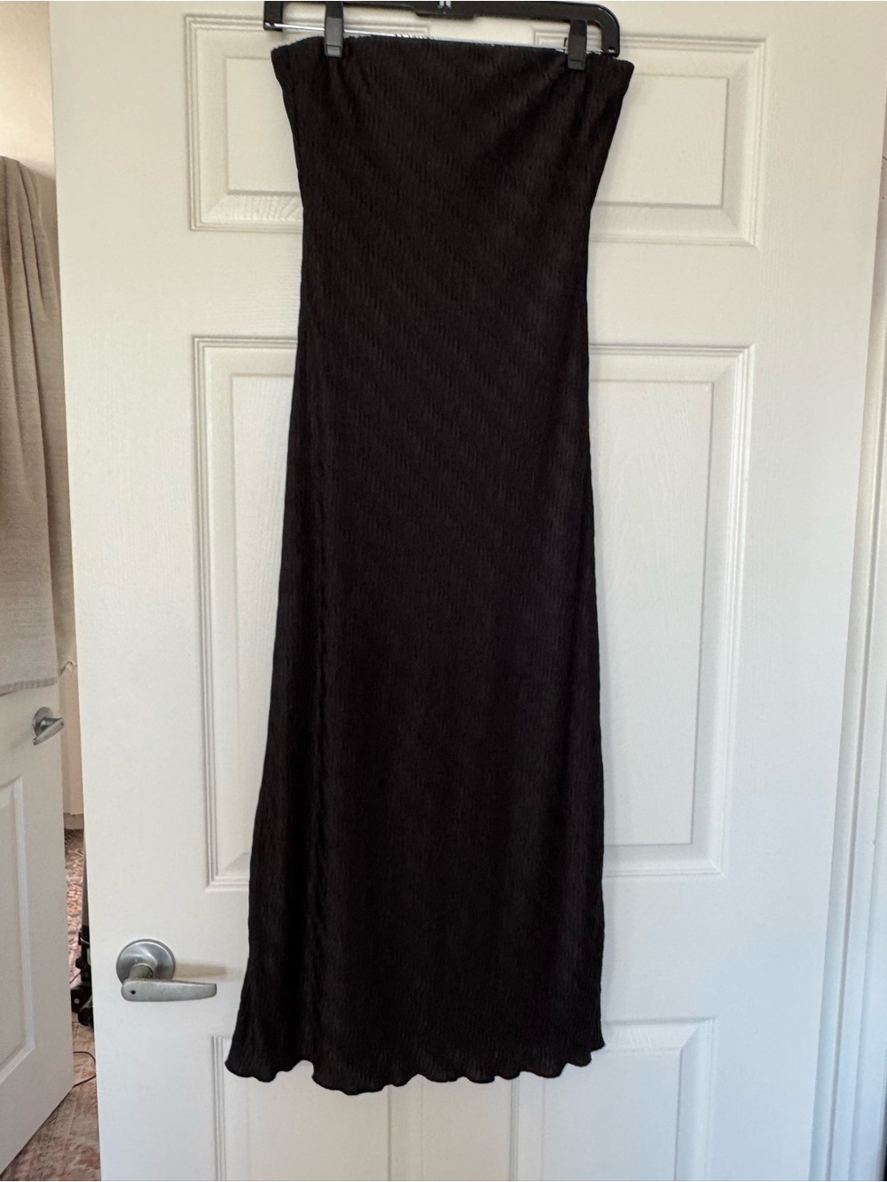 Black Strapless Maxi Dress - Elegant Everyday Style
